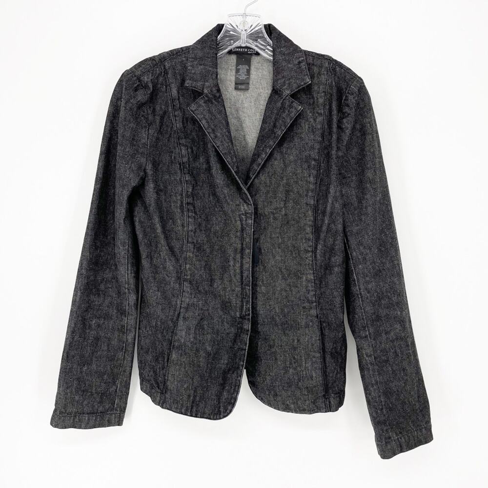 Kenneth Cole New York Black Blazer Jacket Size 8